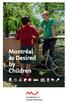 Montréal as Desired by Children
