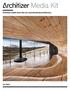 Media Kit. Architizer builds tools that are revolutionizing architecture. Q Norwegian Wild Reindeer Centre Pavilion by Snøhetta