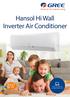 Hansol Hi Wall Inverter Air Conditioner