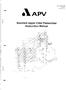 UNIT-CIDER /99 REVISiON 1 APV I. Standard Apple Cider Pasteurizer Instruction Manual .)<;<:. ,.;~ I ~