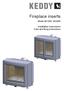 Fireplace inserts. Model SK1000, SK2000. Installation instructions Care and firing instructions