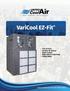 VariCool EZ-Fit 12 to 70 Tons Variable Air Volume Water-Cooled Water Source Heat Pump Chilled Water