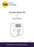 Intruder Alarm Kit IA-210 IA-220 IA-230