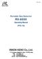 Portable Gas Detector RX-8000 Operating Manual (PT0-119)