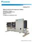 Catalog Water-Cooled Scroll Compressor Chillers