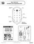 Nest x Yale Lock Installation and Programming Guide. Back button Check (Set / Continue) Keypad