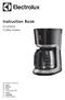 Instruction Book. ECM3505 Coffee Maker GB INSTRUCTION BOOK KO 설명서 ZH 說明手冊 ZH 说明书 VI SÁCH HƯỚNG DẪN TH สม ดค ม อ JA 使用説明書 IN BUKU PANDUAN