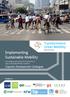Implementing Sustainable Mobility. Capacity Development Catalogue. Knowledge and Expertise for Practitioners to Apply Sustainable Mobility Solutions