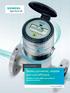 Process Instrumentation. Battery-powered, reliable and cost efficient. SITRANS F M MAG 8000 water meter for long-term accuracy. siemens.