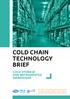 COLD CHAIN TECHNOLOGY BRIEF