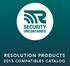RESOLUTION PRODUCTS 2015 COMPATIBLES CATALOG