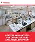 HEATERS AND CONTROLS FOR LABORATORY AND ANALYTICAL EQUIPMENT