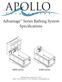 Advantage Series Bathing System Specifications