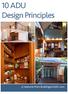10 ADU Design Principles
