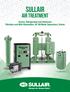 SULLAIR. Air Treatment. Dryers: Refrigerated and Desiccant Filtration and Mist Elimination, SP Oil/Water Separators, Drains