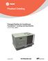Product Catalog. Packaged Rooftop Air Conditioners Foundation Cooling and Gas/Electric 3 to 5 Tons, 60Hz RT-PRC078C-EN.