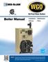 Boiler Manual. Oil-Fired Water Boilers. Maintenance Parts. Installation Startup