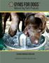 OUTDOOR DRINKING FOUNTAINS OPERATIONS MANUAL