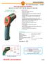 Beam-A-Temp Portable Infrared Thermometer Measures up to 1832 F/1000 C with 50:1 distance to target ratio. Specifications