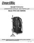 Upright Extractor OPERATORS MANUAL AND PARTS LIST Model PFX1350 SERIES