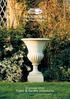 Classical Urns Finials & Garden Ornaments Cast Stone Manufactured by Craftsmen