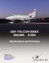 2001 FALCON 900EX. Specifications and Summary