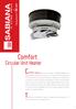 Comfort. COMFORT Sabiana circular unit heaters, for ceiling installation only,