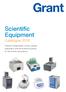 Scientific Equipment Catalogue Precision temperature control, sample preparation and life-science products for the world s laboratories.