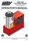 OPERATOR S MANUAL 900/1400 GAS-FIRED SERIES OPERATING INSTRUCTIONS AND PARTS MANUAL