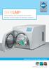 STERILAB Steam sterilizer with gravitation de-aeration (without vacuum pump) for laboratory purposes.