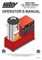 OPERATOR S MANUAL 900/1400 OIL-FIRED SERIES OPERATING INSTRUCTIONS AND PARTS MANUAL
