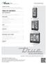 gdm freezer/refrigerator TABLE OF CONTENTS INSTALLATION MANUAL GDM-26-HC~TSL01 GDM-49-HC~TSL01 GDM-69-HC-LD