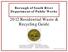 2012 Residential Waste & Recycling Guide