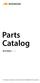 Parts Catalog Edition v1.85. This catalog includes parts and accessories for IronRidge s Mounting Systems.