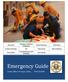 Emergency Guide. Corban Office of Campus Safety Emergency Contacts & Notifications. Introduction
