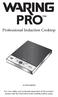 Professional Induction Cooktop ICT100 SERIES