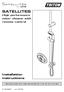 High performance mixer shower with remote control. Installation instructions. Installers please note these instructions are to be left with the user