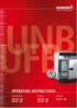 Operating Instructions. Sterilisers SNB SFB Universal ovens UNB UFB Incubators INB