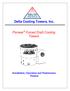 Delta Cooling Towers, Inc. Pioneer Forced Draft Cooling Towers. Installation, Operation and Maintenance Manual
