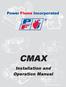 Power Flame Incorporated CMAX. Installation and Operation Manual