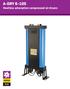 A-DRY Heatless adsorption compressed air dryers