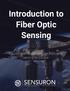 Introduction to Fiber Optic Sensing