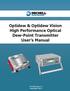 Optidew & Optidew Vision High Performance Optical Dew-Point Transmitter User s Manual