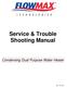 Service & Trouble Shooting Manual