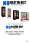 BMG-HGP & BMG-SLP Model Bottom Mounted Full-Length Glass Door Refrigerator Merchandisers
