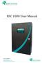 RSC 1000 User Manual. Rev /25/16