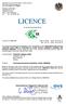 to use the European Mark Licence No Date of issue: Wien, Rev. No. 02 Wien,