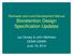 Rainwater and Land Development Manual Bioretention Design Specification Updates. Jay Dorsey & John Mathews ODNR-DSWR June 18, 2014