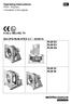 Operating Instructions ATEX - Plug fans (Translation of the original) II 2G c IIB(+H2) T4 BA-CFD-RLM-ATEX /2015 RLM E6 RLM E3 RLM G6