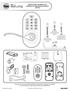 Yale Real Living Push Button Lever Installation and Programming Instructions (YRL210)